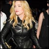 Caning it: Madonna's favourite new walking stick was by her side
