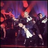 Ellen joined Madonna during her performance of Living For Love