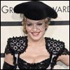Madonna on the red carpet of the Grammy Awards