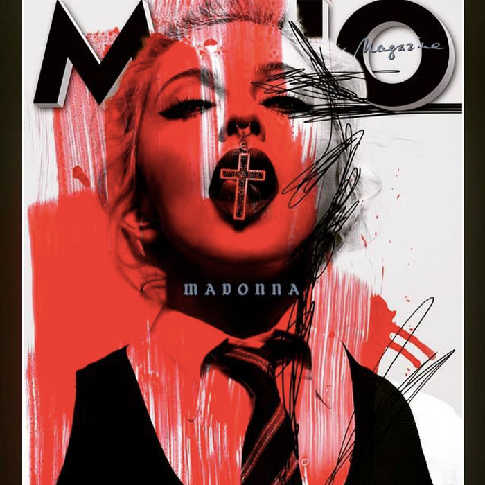 Madonna on the cover of Mojo Magazine
