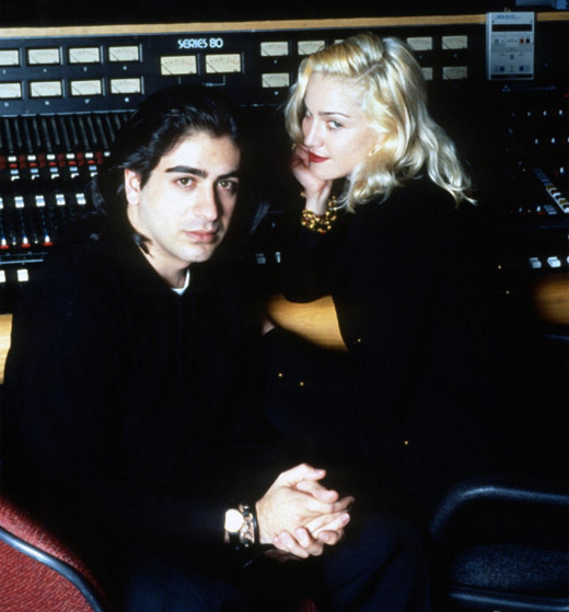 Alek Keshishian, the director of “Truth or Dare,” and Madonna in 1991