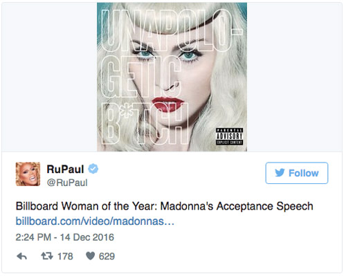 Reaction to Madonna's speech at Billboard Women in Music
