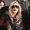 Madonna at Phillipp Plein fashion show