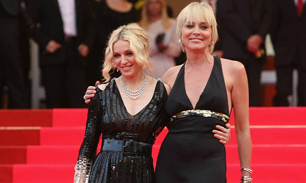Madonna and Sharon Stone