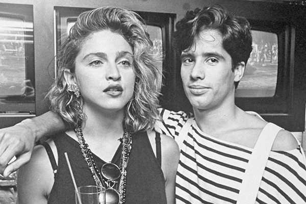 Madonna with John 'Jellybean Benitez in 1984.