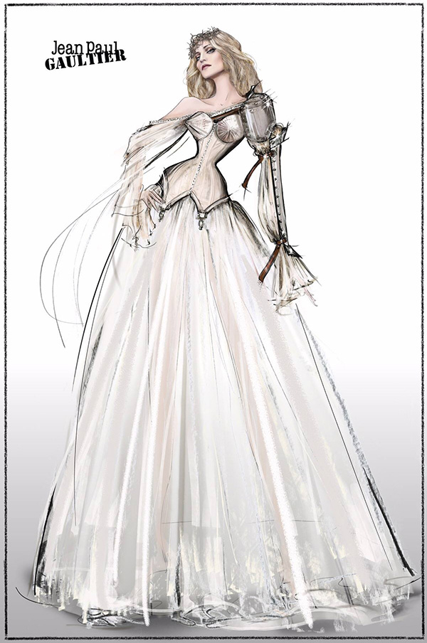 Gaultier shares Met Gala costume sketches