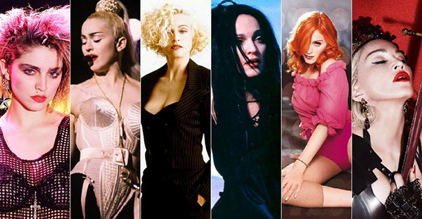 The evolution of Madonna, Queen of Pop