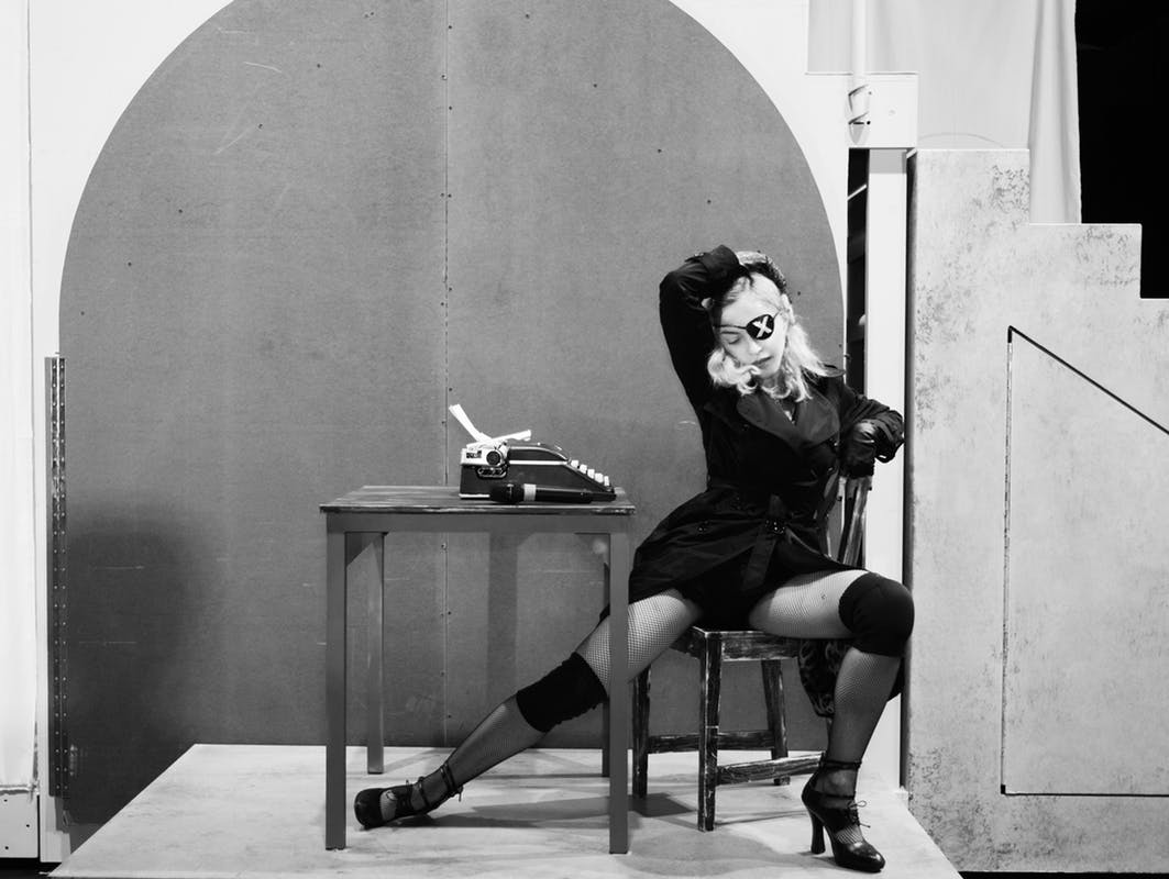 Madonna for L'Officiel Magazine. Photography by Ricardo Gomes. Fashion by Eyob Yohannes.
