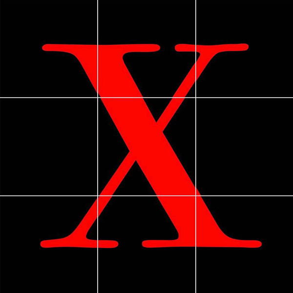 Madonna posted a large red X on her Instagram account.