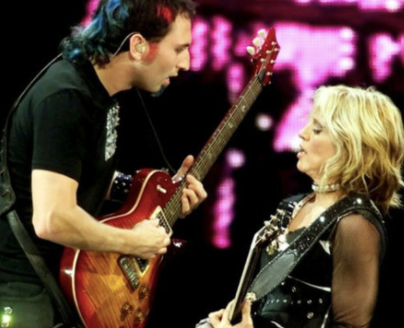 Monte Pittman first went on tour with Madonna on the 2001 Drowned World Tour