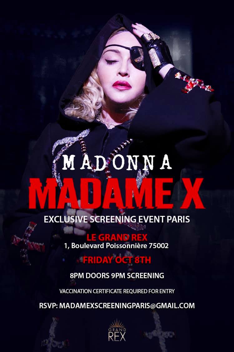 Madame X screening event in Le Grand Rex, Paris