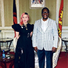 Madonna meets Malawian President Lazarus Chakwera