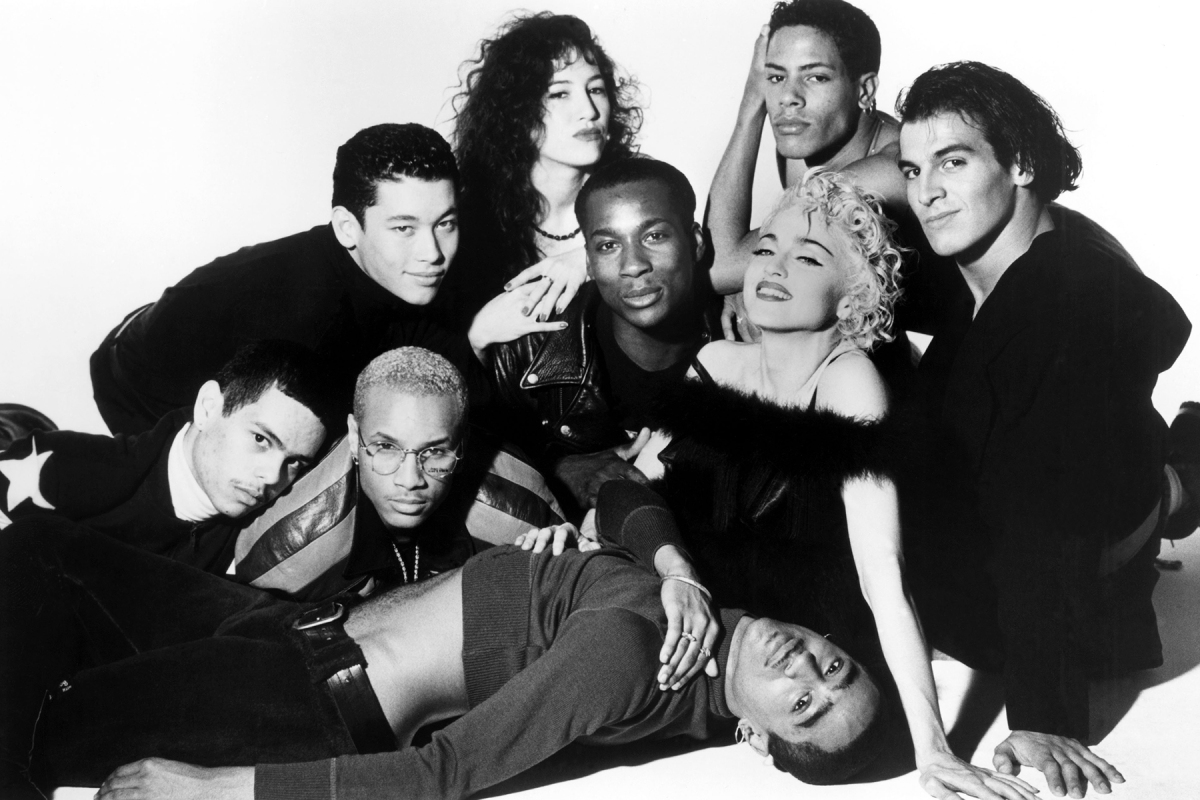 Madonna and her Blond Ambition dancers in Truth or Dare