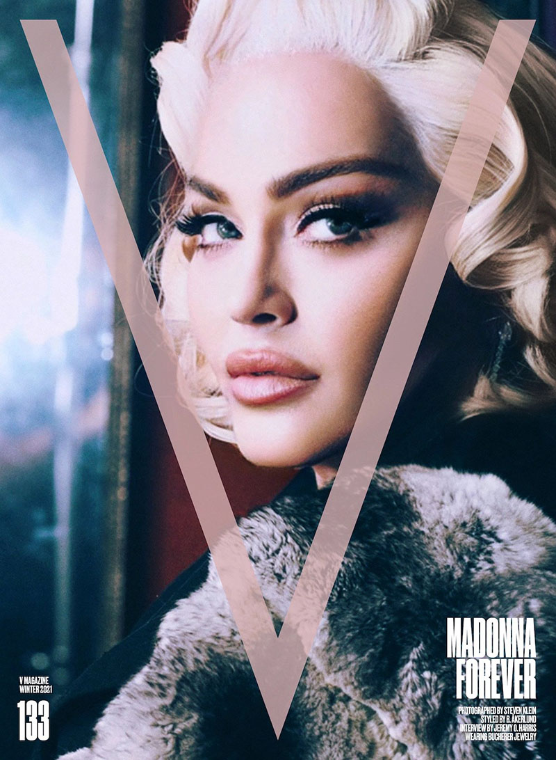 Madonna on the cover of V Magazine