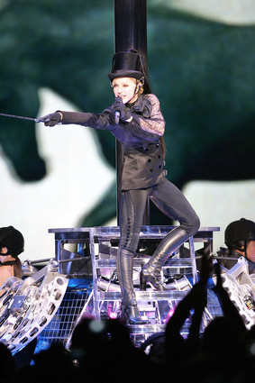 Madonna's passion to horses as shown on tour