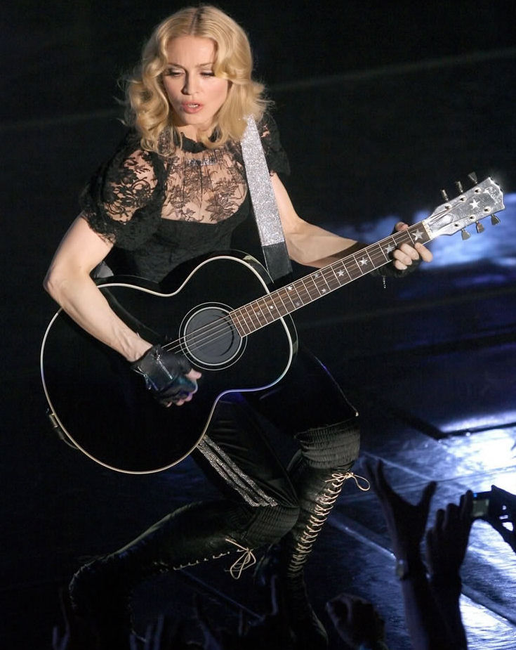 Madonna performs Miles Away @ the Olympia in Paris