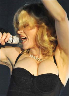 Madonna's gorgeous pair of breasts