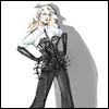 A Jean Paul Gaultier look for Madonna's “Vogue” number.