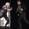 Madonna performing 4 Minutes with Justin in LA