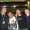 Nicolai, Josh, Bartie & Dani after the show in Wembley, London