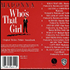 Who's That Girl - back cover