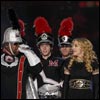 Madonna and Cee Lo Green performing at the Super Bowl